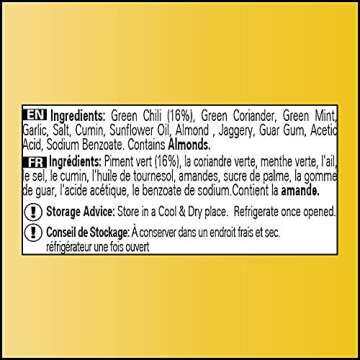 Shan Green Chutney 11.11 oz (315g) - Tasty Accompaniment from Fresh Coriander, Mint and Green Chillies - Delicious Zestful Dipping Sauce - Suitable for Vegetarians - Airtight Glass Jar