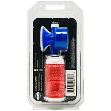 Marine Safety Air Horn, Very Loud Handheld Fog Horn, Mini Compressed Can 1.4oz for Boating and Walking Safety 1.4oz
