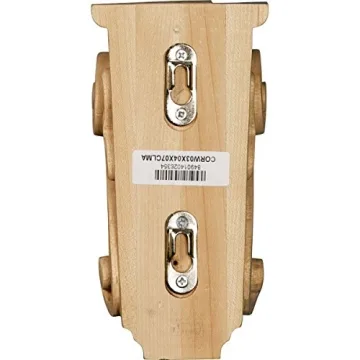 Ekena Millwork Small Red Oak Wood Corbels for Decor