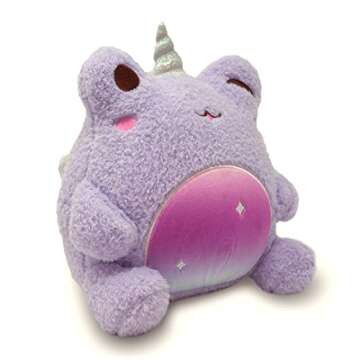 Cuddle Barn PlushGoals - Fairy Uni-Wawa Super Soft Cute Kawaii Froggie Dressed As Magical Fairy Unicorn Collectible Stuffed Animal Plush Toy, 9 inches