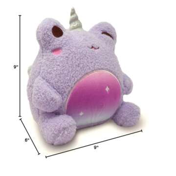 Cuddle Barn PlushGoals - Fairy Uni-Wawa Super Soft Cute Kawaii Froggie Dressed As Magical Fairy Unicorn Collectible Stuffed Animal Plush Toy, 9 inches