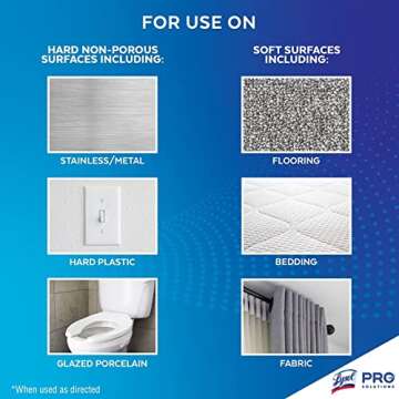 Lysol Disinfectant Spray, Sanitizing and Antibacterial Spray, For Disinfecting and Deodorizing, Spring Waterfall, 19 fl oz