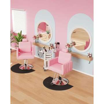 Baasha Reclining Salon Chair - All Purpose Styling Chair