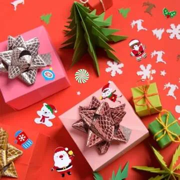 Winlyn 522 Pcs Christmas Stickers for Kids' Crafting Fun