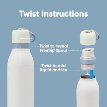 Owala FreeSip Twist Insulated Water Bottle - Versatile & BPA-Free