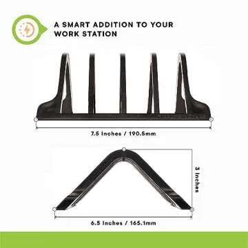 Prosumer's Choice Multi-Device Smartphones and Tablets Charging Station and Device - Laptop Organizer Tablet Storage - Lightweight and Portable -Charge Up to 4-Devices, Black
