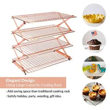 Geesta Adjustable Collapsible Cooling Rack for Baking