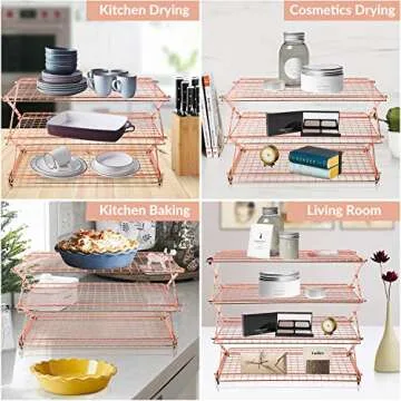 Geesta Adjustable Collapsible Cooling Rack for Baking