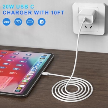 Fast Charging Kit for iPhone 17 16 15 with 10FT Cables