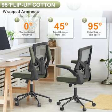 CYKOV High-Back Ergonomic Office Chair - Adjustable Comfort