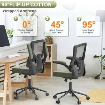 CYKOV High-Back Ergonomic Office Chair - Adjustable Comfort