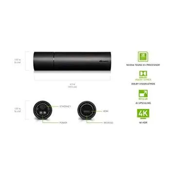 NVIDIA SHIELD Android TV Streaming Media Player; 4K HDR, live sports, Dolby Vision-Atmos, AI-enhance...