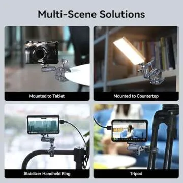 Reliable SMALLRIG Camera Clamp for GoPro & DSLR Mounting