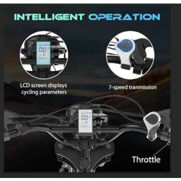 HITWAY E Bike for Adults — 48V 15AH 20 Inch Fat Tire