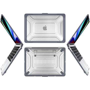 Batianda Protective Case for Previous MacBook Pro 16 inch 2019 Release A2141 Model with Touch Bar,He...