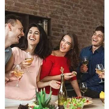 Cheers Gold Metal Cactus Wine Stopper - Elegant Succulent Wine Bottle Stopper, Cute Cactus Champagne Stopper, Airtight Leak Proof Decorative Wine Bottle Stopper, Gold Cactus Bottle Stopper Gift