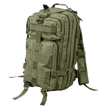 Rugged Rothco Medium Transport Pack (Olive Drab) - Versatile Outdoor Backpack