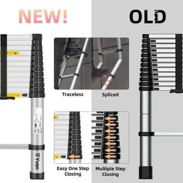 Yvan 12.5 FT Telescoping Ladder - Compact & Strong