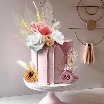 22 PCS Boho Cake Topper Flowers for Celebrations