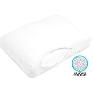 Deluxe Comfort Microbead Cloud Bed-Pillows