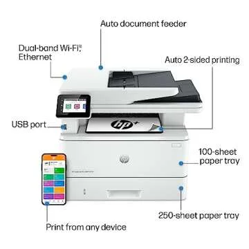 HP LaserJet Pro MFP 4101fdwe Multifunction Printer