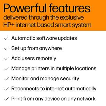 HP LaserJet Pro MFP 4101fdwe Wireless Black & White Monochrome Printer with HP+ Smart Office Features and Fax