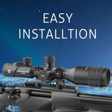 oneleaf.ai Commander NV400 4-52X50 True 4K Digital Day/Night Vision Rifle Scope with Rangefinder, Up...