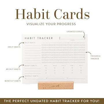 Habit Tracker Calendar for Year-Long Goal Setting
