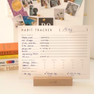 Habit Tracker Calendar for Year-Long Goal Setting