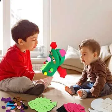 WATINC Hand Puppet Making Kit for Creative Kids