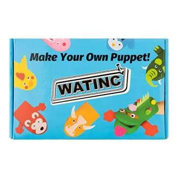 WATINC Hand Puppet Making Kit for Creative Kids