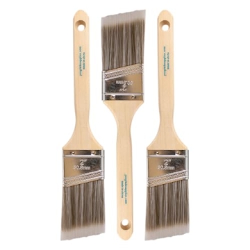 Pro Grade Paint Brush Set - 3-Pack - Ideal for All Painting Needs