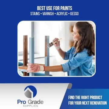 Pro Grade Paint Brush Set - Durable 2" Angle Brushes