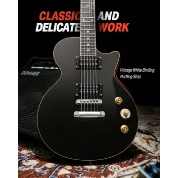 Donner DLP-124 Electric Guitar for Beginners with Accessories