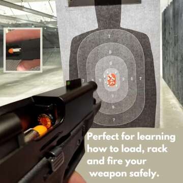 ST Action Pro 9mm Orange Safety Trainer Dummy Round 10 Rounds