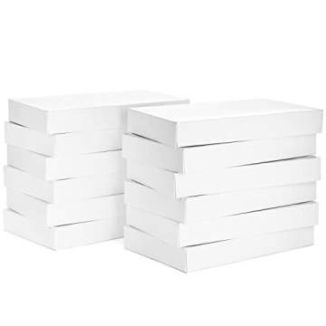 Hallmark XLarge Gift Boxes - 12 Elegant White Boxes