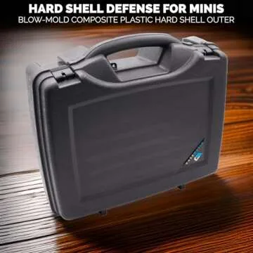 CASEMATIX Miniature Storage Hard Shell Figure Case - 80 Slot Figurine Minature Carrying Case with Cu...