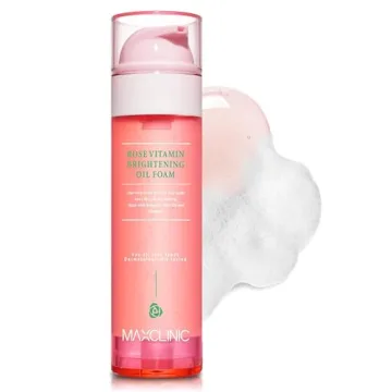 MAXCLINIC [K-Beauty] Rose Vitamin Oil to Foam | Daily Face Wash Oil Based Cleanser | Korean Rose Oil...