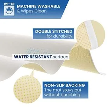 Super Jumbo Splat Mat - 60" Waterproof & Washable