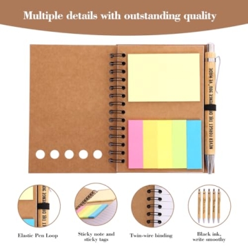 Inspirational Notebooks & Bamboo Pens for Employees