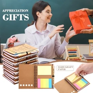 Inspirational Notebooks & Bamboo Pens for Employees