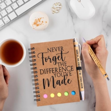Inspirational Notebooks & Bamboo Pens for Employees