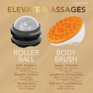 Cosmetasa Body Massage Oil Therapy Kit for Relaxation