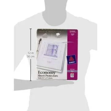 Avery Sheet Protectors: Clear, Acid-Free, 100 Count
