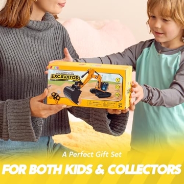 Remote Control Excavator Toy for Boys Aged 3-12