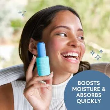 Nuria - Hydrate Moisture Replenishing Serum, Antioxidant Serum for All Skin Types, Skin Care Serum with Everlasting Flower Extract and Squalane Oil for Face, 25mL/0.8 fl oz