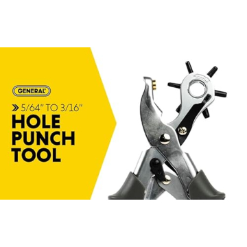 General Tools Revolving Punch Pliers for Crafting & DIY Projects