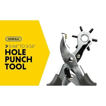 General Tools Revolving Punch Pliers for Crafting & DIY Projects