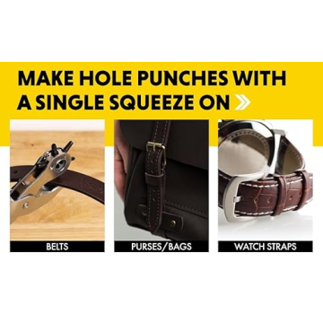 General Tools Revolving Punch Pliers for Crafting & DIY Projects