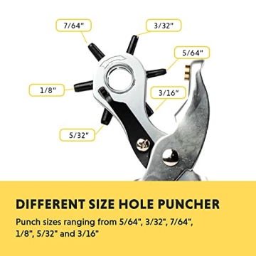 General Tools Revolving Punch Pliers for Crafting & DIY Projects